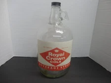 ROYAL CROWN COLA SODA FOUNTAIN SYRUP PAPER LABEL 1 GAL JUG