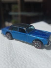 Hot Wheels redline Rolls Royce Silver Shadow , Blue (HK) Dark Interior