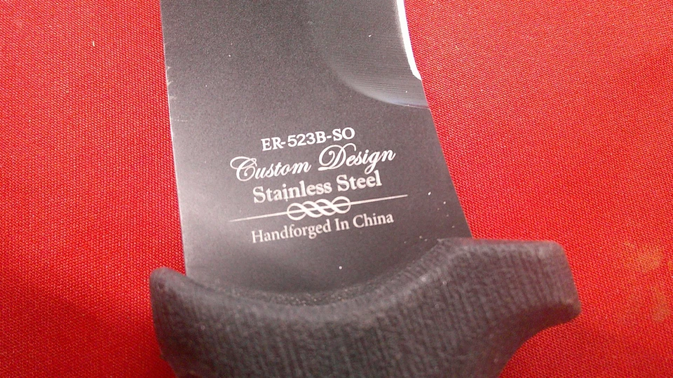 ELK RIDGE 19” CUSTOM DESIGN Bowie Style Knife and Sheath ER-523B-SO - Image 3 of 4