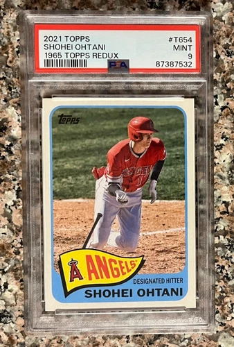 *PSA 9* Shohei Ohtani 2021 Topps Baseball - 1965 Redux - Los Angeles Angels