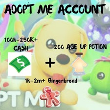 200+ Age Up Potions and 150k-250k+ Bucks | Adopt Me | Roblox | Cheap and Fast