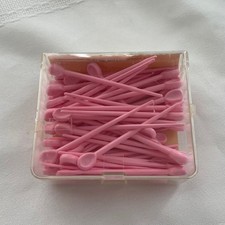 Vintage 1973 Goody Pink Hair Roller Pins Fasteners Plastic - Set of 57