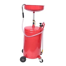 Aain Portable Oil Drain Container,20 Gallon Waste Oil Drain Tank,Air 20 gallon