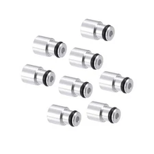 8pcs Fuel Injector Spacer Set Intake Manifold Truck Injector Replacement for 