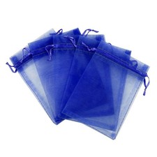100/200pcs 4x6" Drawstring Organza Bags - Wedding Party Candy Jewelry Pouches