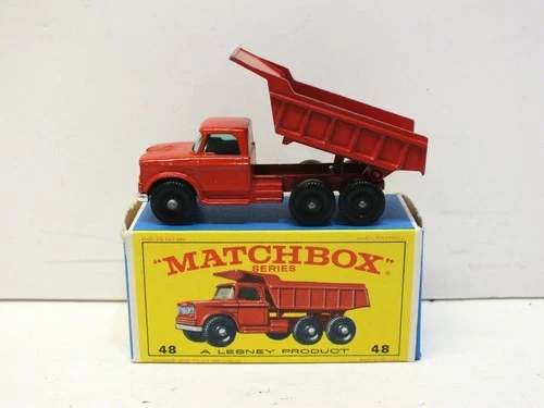 LESNEY MATCHBOX NO48 DODGE DUMPER TRUCK BPW EXCELLENT BOXED (L476)