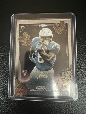 2025 Topps Chrome - Omarion Hampton Fortune 15 #F15-25 (RC) Chargers