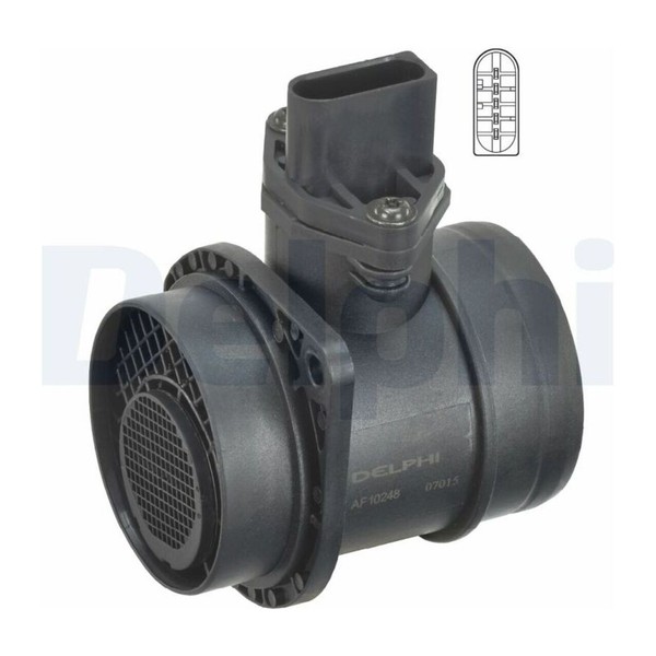 Delphi AF10248-12B1 Luftmassenmesser Luftmengenmesser-image