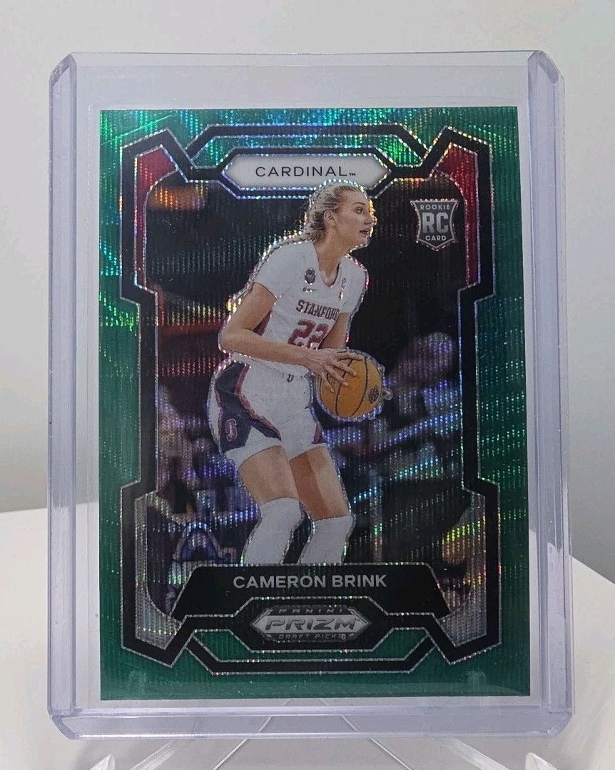 2024 Prizm Draft Picks Cameron Brink #89 Green Wave Prizm (RC) Stanford Cardinal