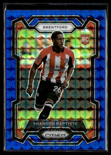 2023-24 Panini Prizm Premier League Soccer Blue Mosaic #147 Shandon Baptiste RC