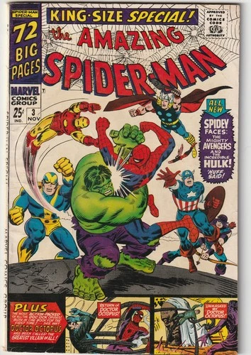 Amazing Spider-Man Annual #3, 1966, VG