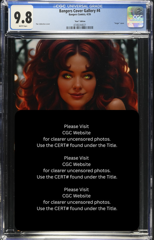 2026 Bangers Comics Starfire Titans Cosplay VIRGIN Chase Var LE 100 CGC 9.8!