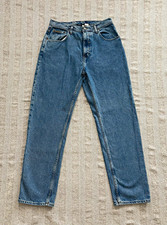 Vintage Made in USA Calvin Klein Bar Tack Fly Jeans Measurements in Desc 