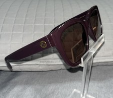 Women  s Gucci Sunglasses Purple Frame Brown Lenses GG1338