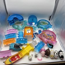 HUGE Lot of Zhu Zhu Pets  Accessories 2 Baby  5 Large Hamster Playset 
