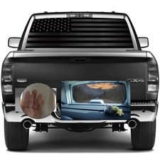 American Flag Decals For Trucks Rear Window Decal Truck Back Window Graphic...