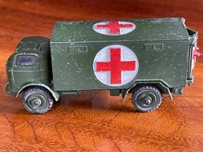 1961-62 Vintage Dinky 626 Military Ambulance's Toy ‘with windows’