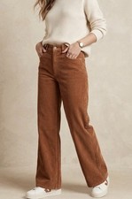 Pilcro Women's Cotton Lyocell Corduroy Wide-Leg Pants Mid Rise S30P NWOT