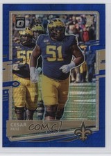 2020 Panini Donruss Optic Rookies Blue Hyper Prizm Cesar Ruiz #131 1k2s