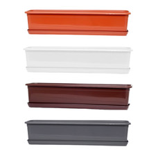 Bac À Fleurs 30Cm-80Cm Avec Soucoupe Venus 4 Couleurs