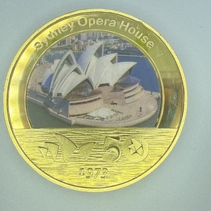 2023 Colorized Commemorative For 50 years of SYDNEY OPERA HOUSE Gold Plated Coin