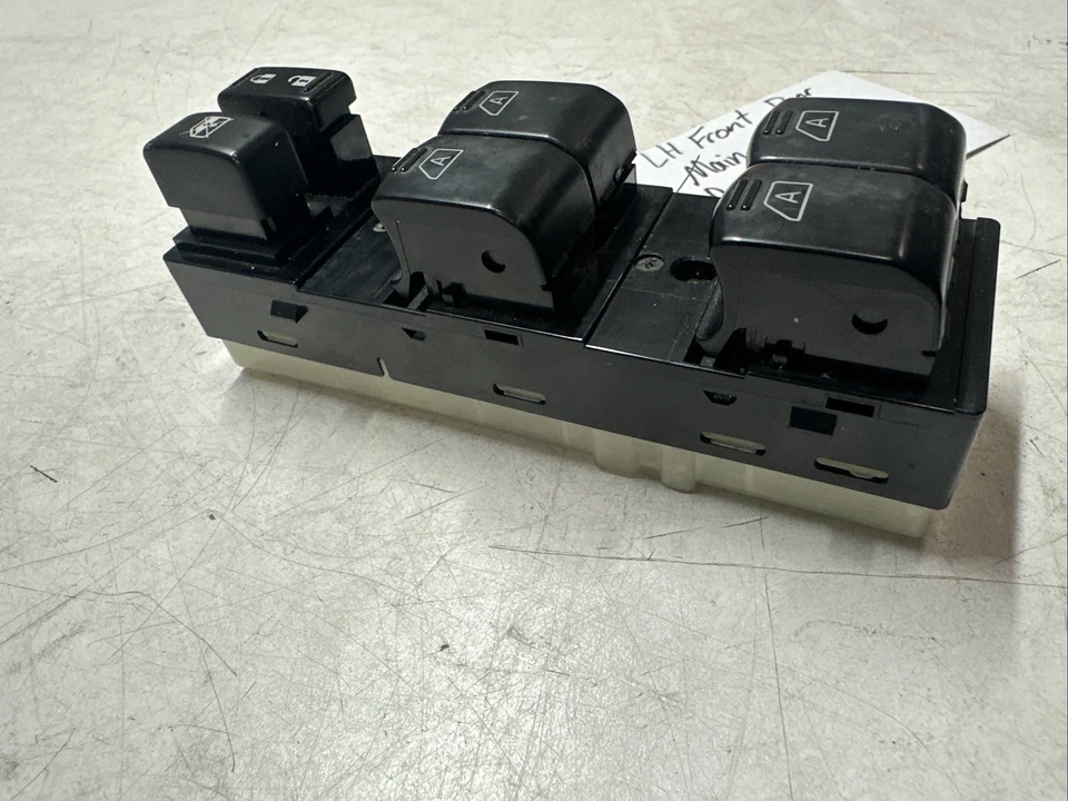 07 13 Interruptor de bloqueo de ventana eléctrica para controlador Infiniti G25 G35 G37 OEM 25401JK40A Foto 4 de 4