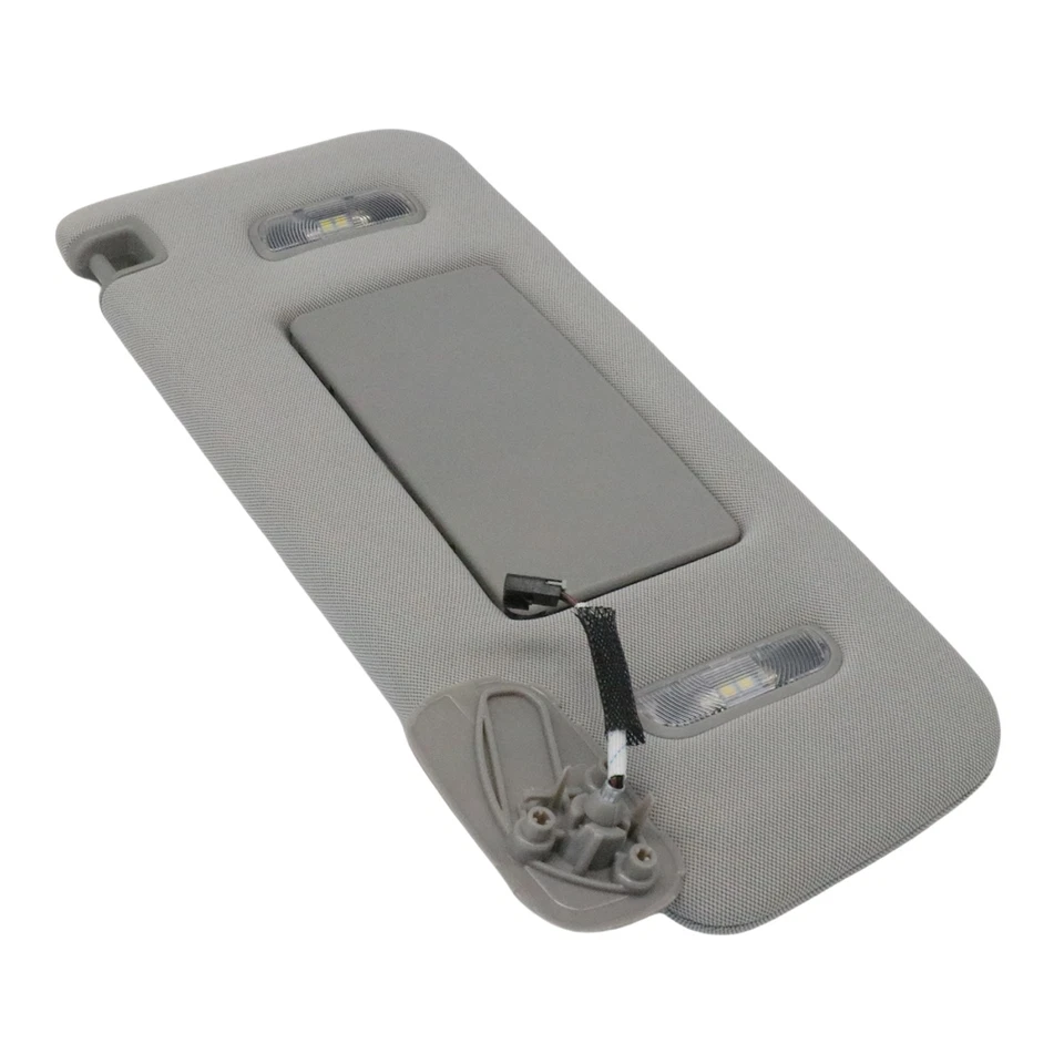 Fits Chevrolet Suburban Tahoe 2015-2019 Gray Left Driver Side Sun Visor W/ Light - Imagem 4 de 4