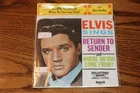 NEW VINYL 45 ELVIS PRESLEY RETURN TO SENDERSEALED WITH DISPLAY CARD NEW UNPLAYED