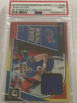 2018 Josh Allen Optic Horizontal Red/Yellow Rookie Phenom Rookie