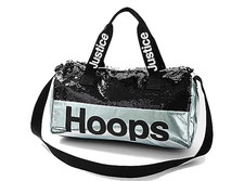 Justice Flip Sequin Duffel Bag Hoops