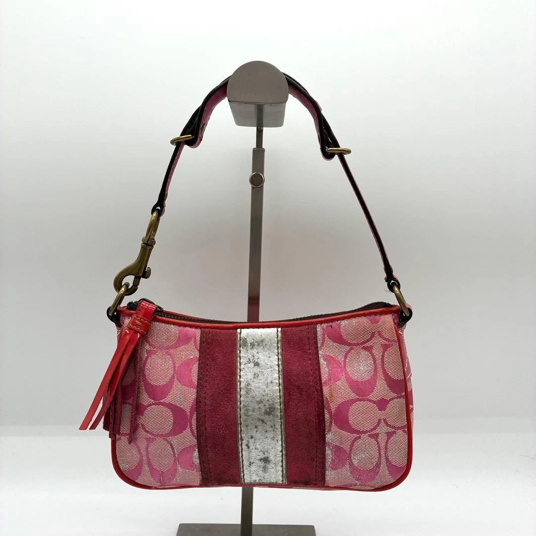 Coach ピンク ショルダーバッグ バッグ & ハンドバッグ 女性用 | eBay