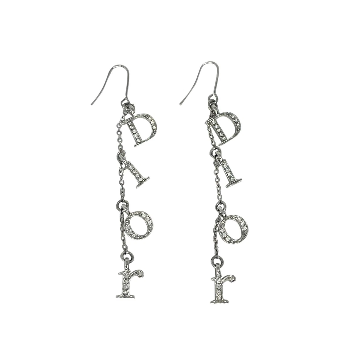 Dior monogram earrings sale
