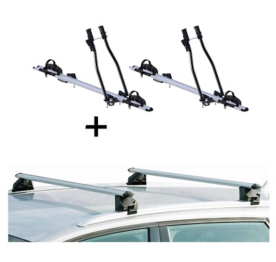 2x Fahrradträger SAGITTAR+Relingträger CRV120A für für Citroen Bx Break 83-94