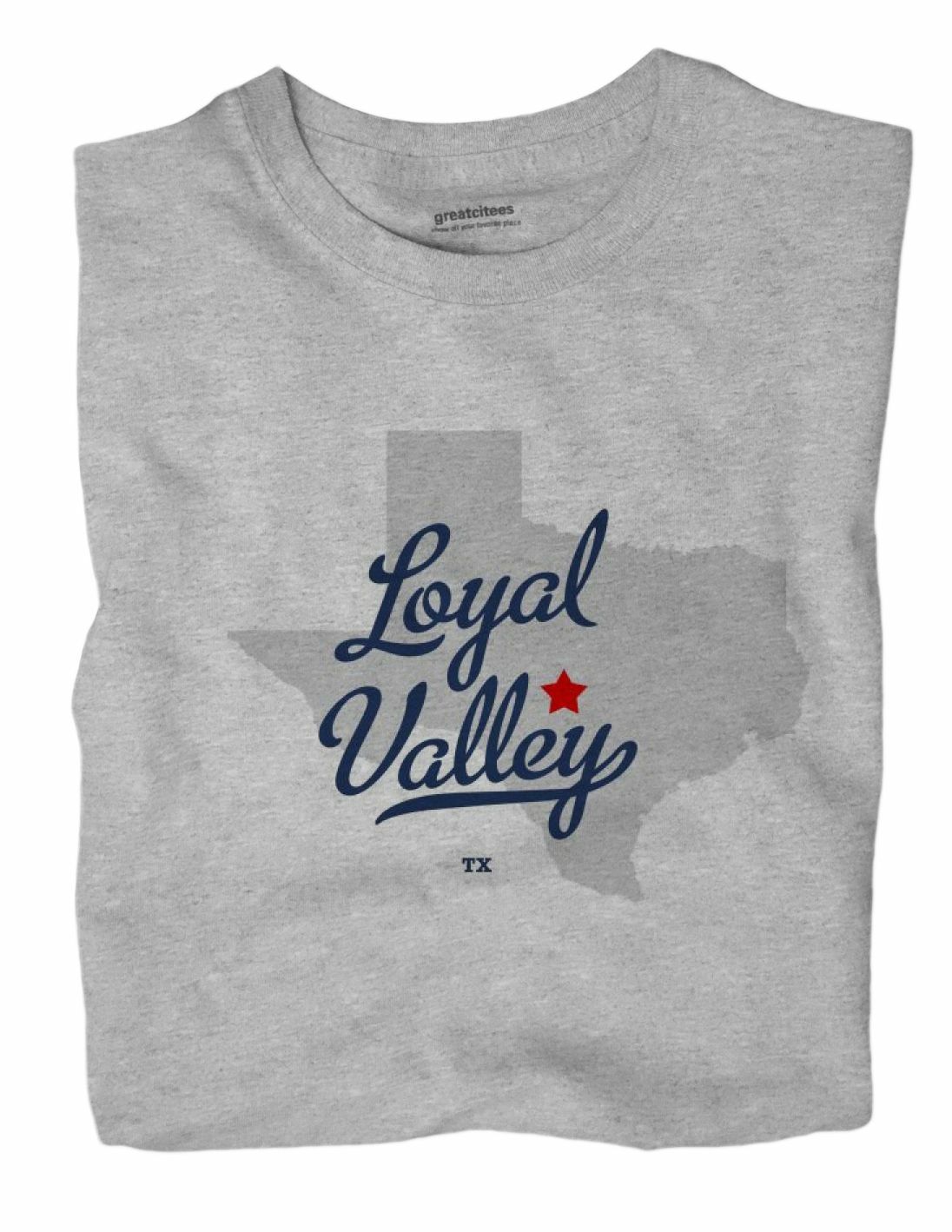 Loyal Valley Texas TX TShirt MAP eBay