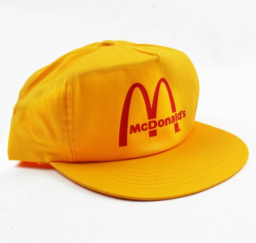 Vintage McDonalds Snapback Hat Cap Vetements 5 6 panel shirt 90s NEW - Picture 2 of 4