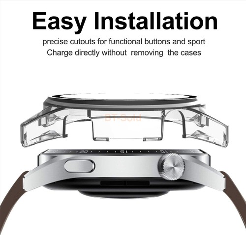 Case for Huawei Watch GT3 46mm 42mm Protective Glass Screen Protector Film NEW - Picture 9 of 12