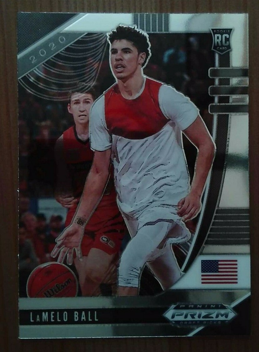 2020-21 Panini Prizm Draft Picks Lamelo Ball RC #43