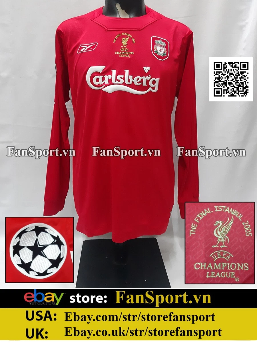 liverpool 2005 champions league kit