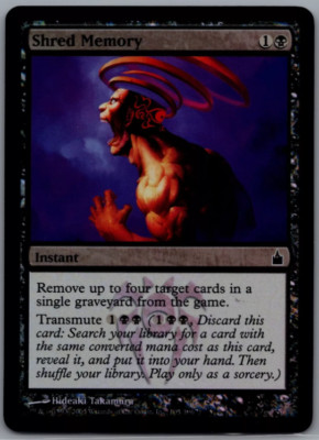 FOIL   Shred Memory  / Vernichtete Erinnerungen  - RAVNICA -  englisch  (fine +)