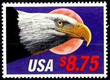 Eagle & Moon $8.75 MNH Express Mail Sheet Stamp Scott's 2394                   ~