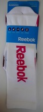 Reebok INDPB Womens White Dynamic Pink Performance Running Knee High Socks