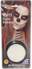 WHITE BASE MAKEUP POT Mime Clown Body Costume Halloween Face Paint Team Color