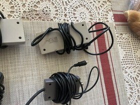 Super Nintendo NES OEM Power Cable RF AV Adapter Switch Cable & 2 Controllers
