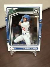 2024 Donruss Optic Rated Prospect #159 Kendall George  - Los Angeles Dodgers