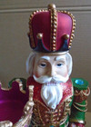 Kirkland Costco Nutcracker Set of 2 Candle Holder King Soldier 13" Tall — photo 3