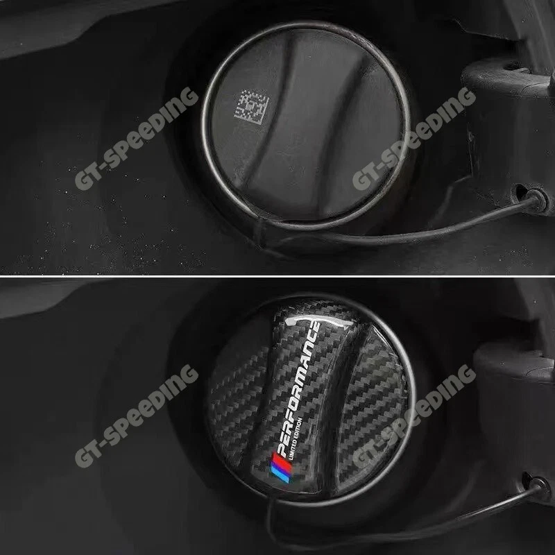 Cubierta de tapa de combustible de fibra de carbono para BMW Serie 4 F82 F83 F32 F33 F36 G82 G83 M4 Foto 4 de 4