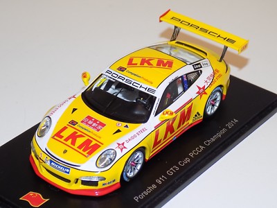 1/43 Spark Porsche 911 GT3 Cup PCCA Car #1 2014 SA066B | eBay