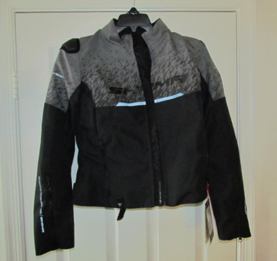 Shima Drift women's motorcycle jacket   Black/Gray (size medium) NEW WITH TAGS