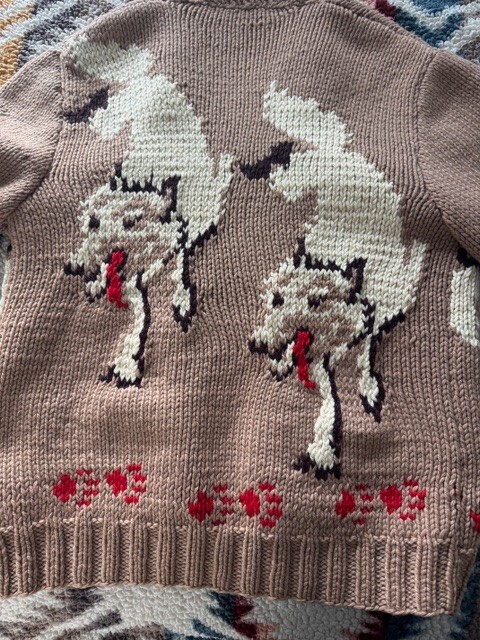 極美品◎ グッドデザイン◎vintage cowichan Vintage Cowichan Sweater Bison [1960s-] Vintage Cowichan Sweater