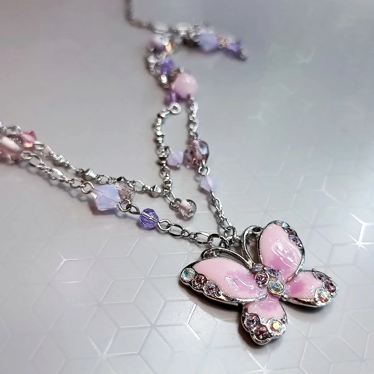 Anna sui butterfly necklace deals